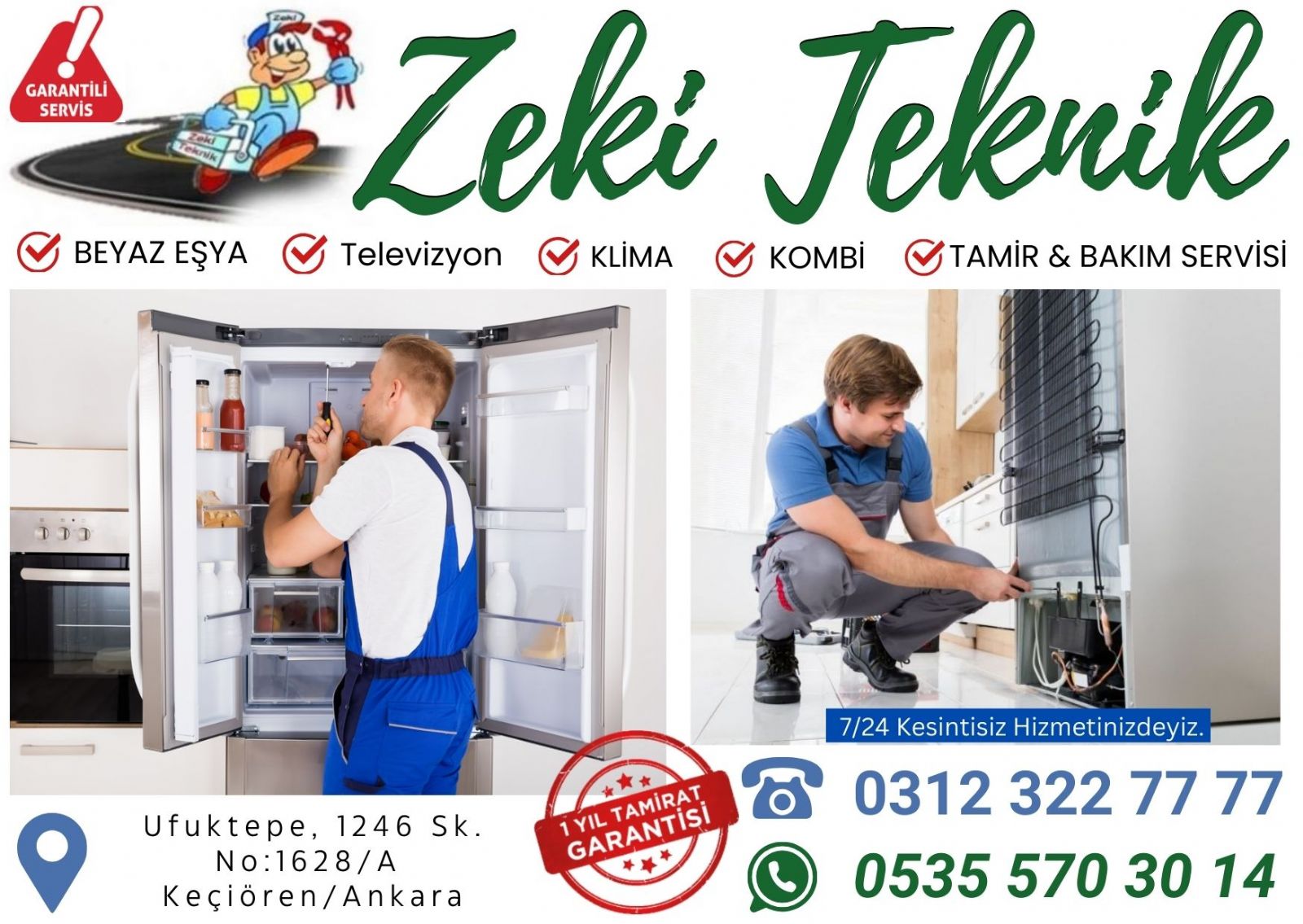 Ufuktepe Buzdolabı Servisi 